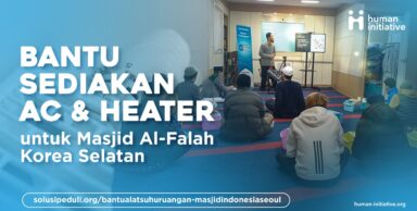 Bantu Penuhi Sarana Masjid Indonesia Pertama di Korea Selatan 